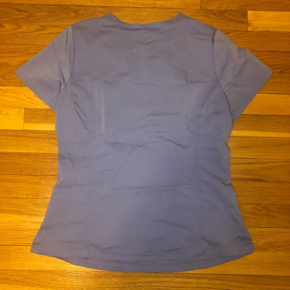 Blue Scrubology stretch top